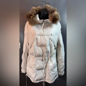 Napapijri Antarctic Research Program Expedition White Down Jacket Size S/M